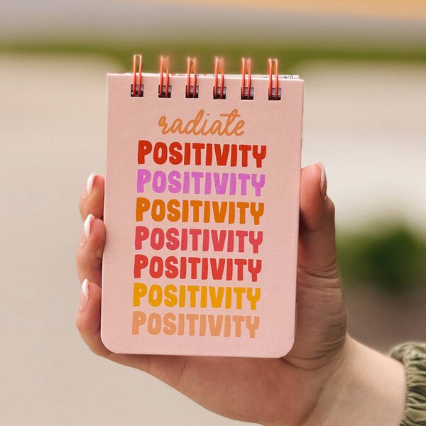 Positivity Petite Notepad front cover